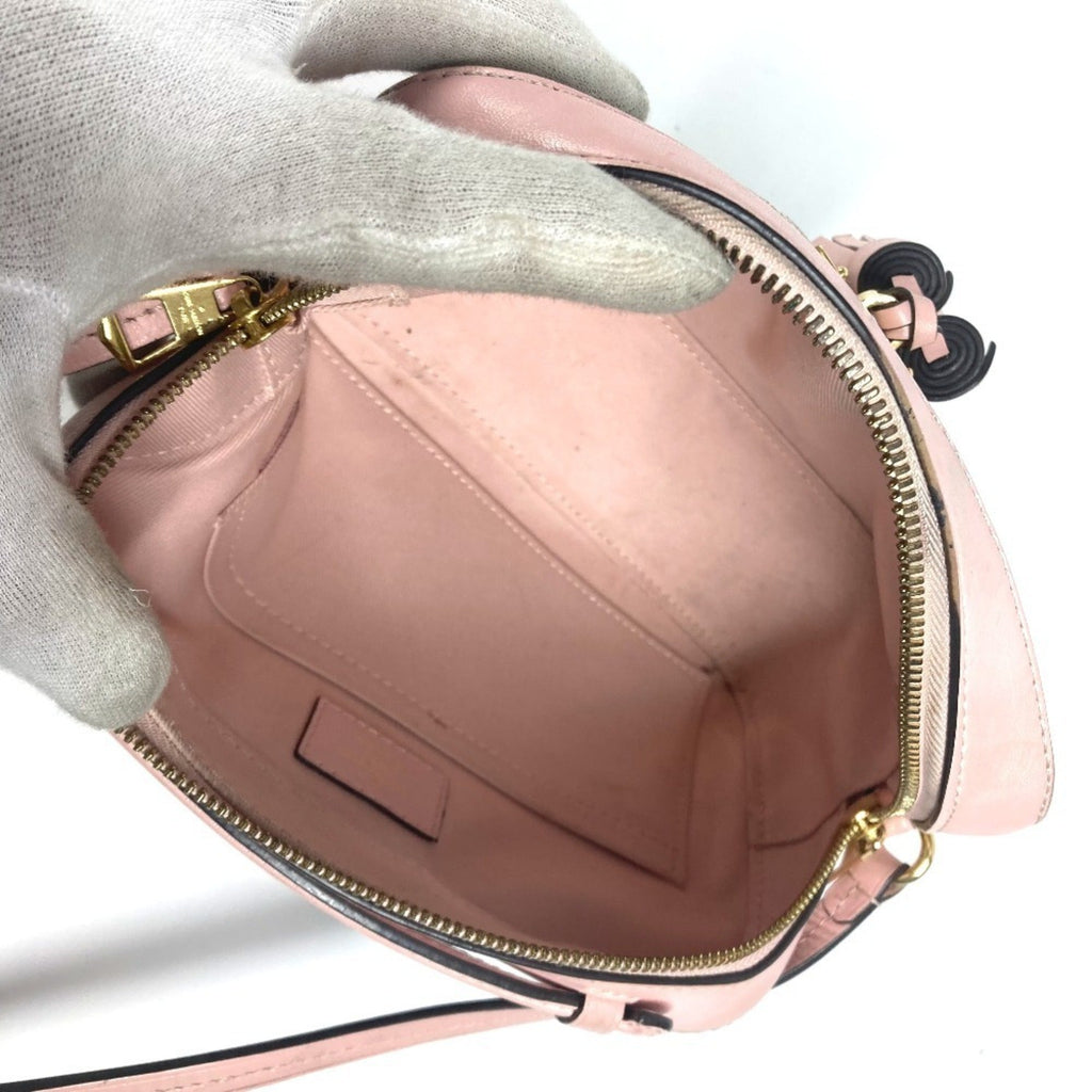Louis Vuitton Pink White Damier Azur Pochette Shoulder Bag (Pre-Owned)