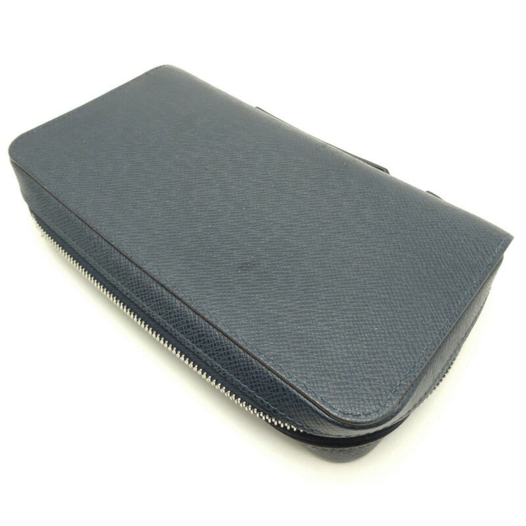 Louis Vuitton Taiga Blue Ocean Taiga Leather Pochette (Pre-Owned)