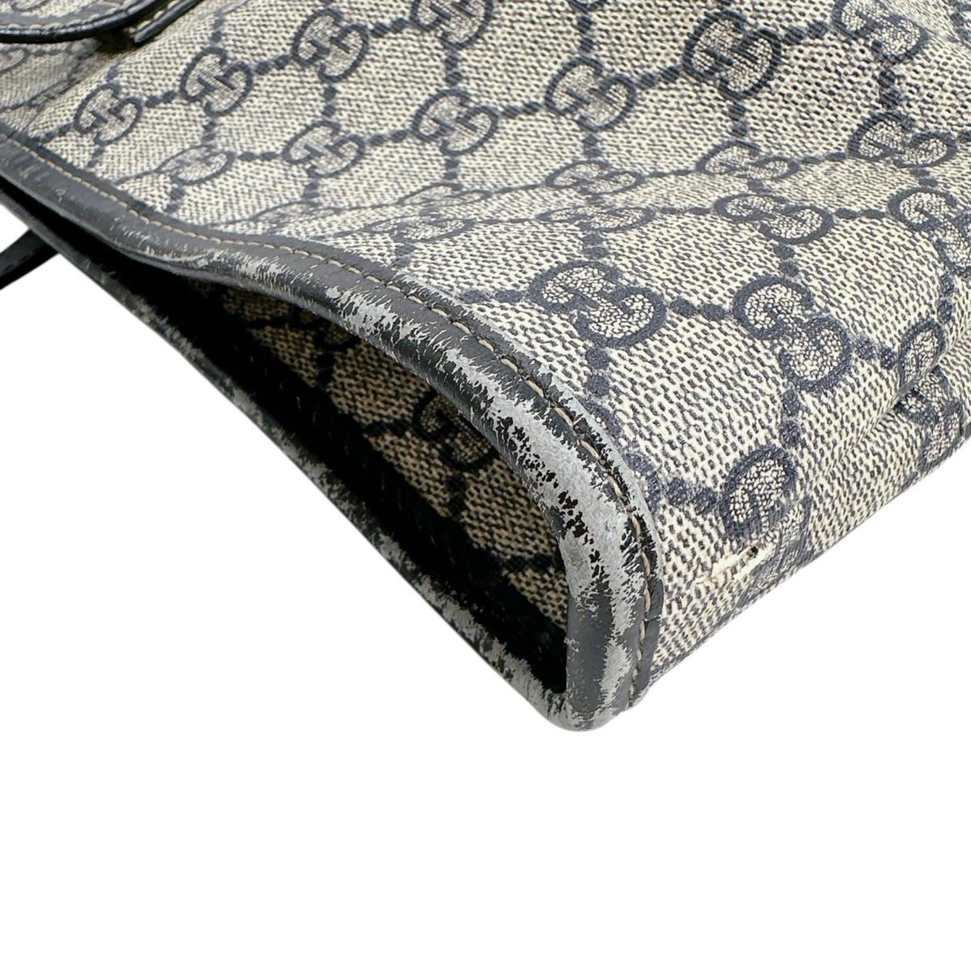 Gucci Gray Pvc Tote Bag (Pre-Owned)