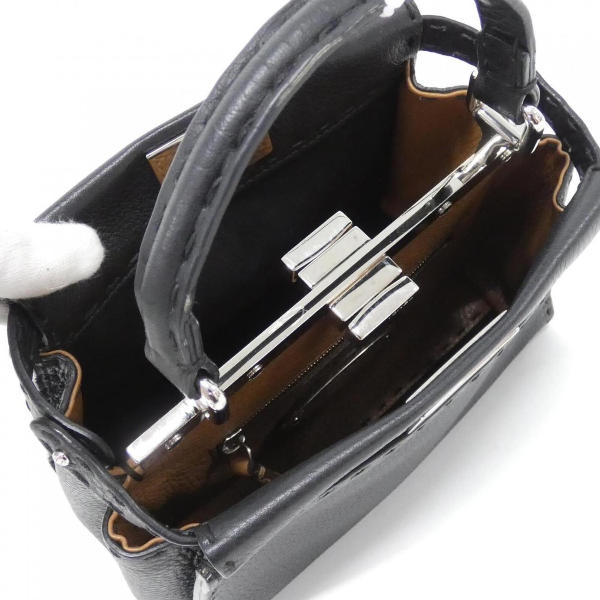 Fendi Black Leather Handbag (Pre-Owned)