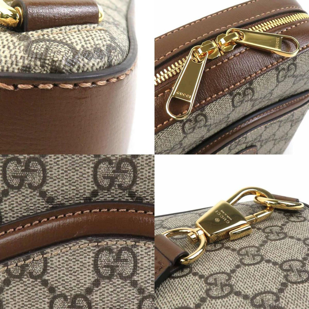 Gucci Brown Gg Supreme Sling Bag (Pre-Owned)