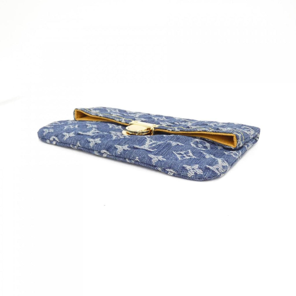 Louis Vuitton Blue Monogram Denim Pouch (Pre-Owned)
