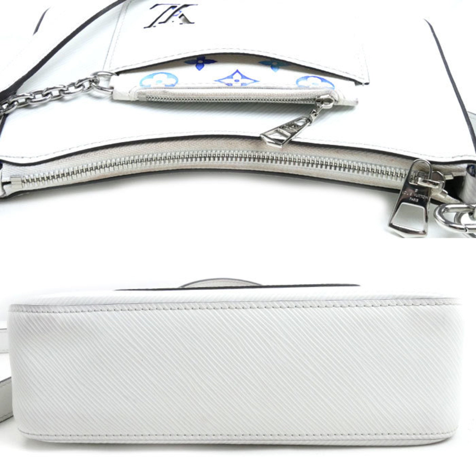 Louis Vuitton White Epi Leather Shoulder Bag (Pre-Owned)