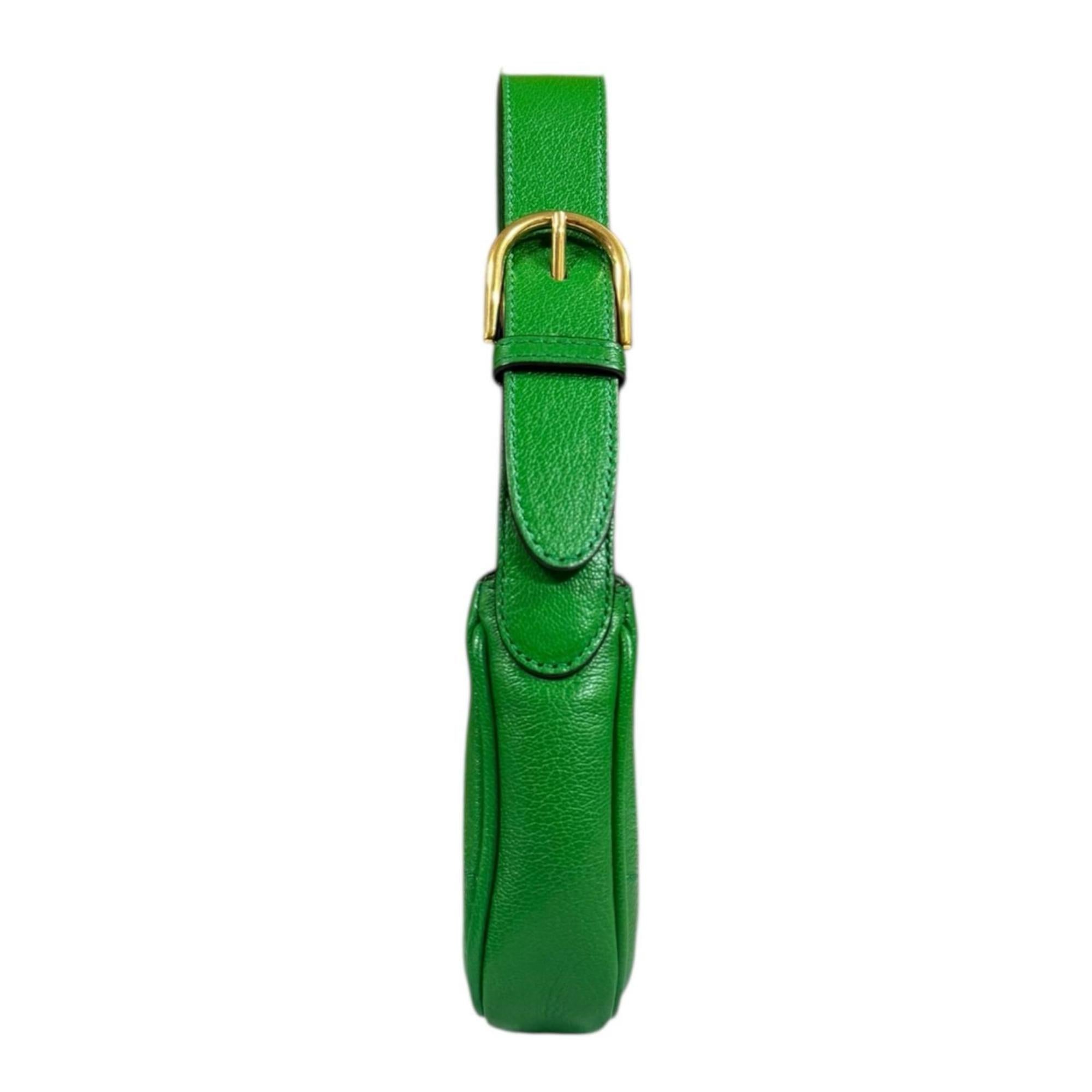 Gucci Green Leather Handbag (Pre-Owned)
