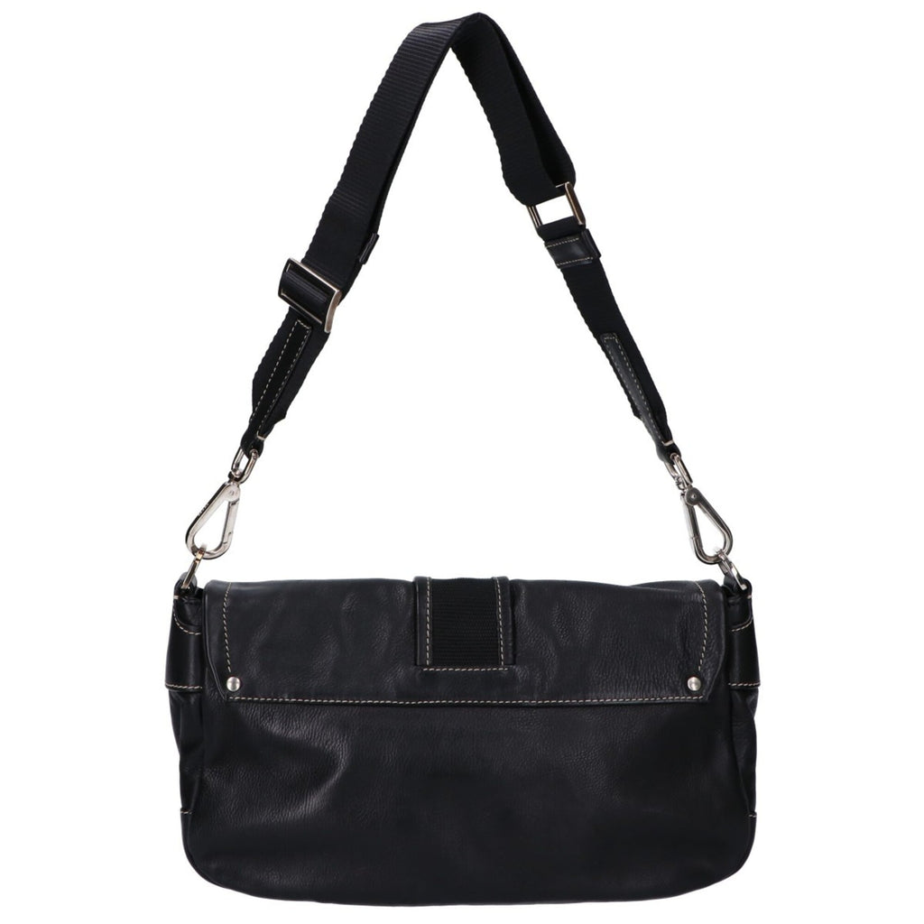 Prada Black Leather Shoulder Bag (Pre-Owned)