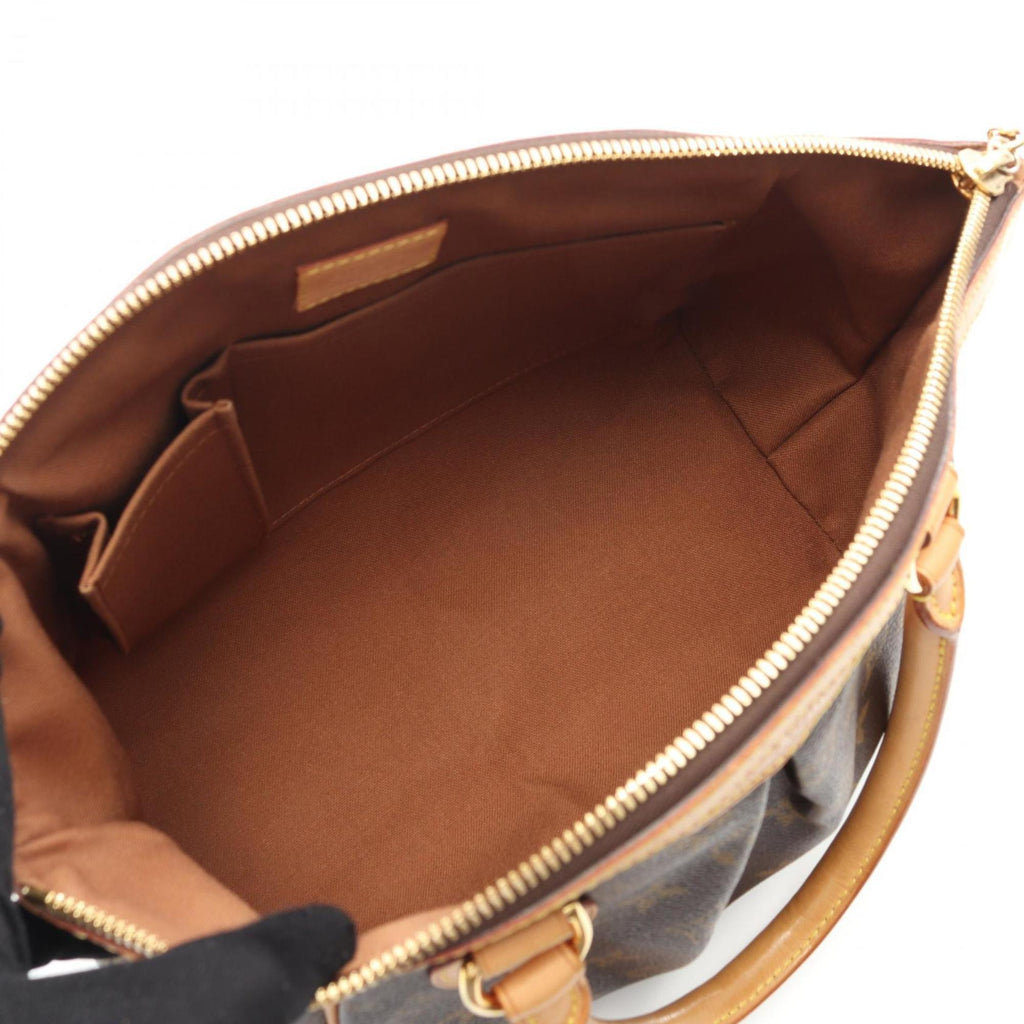 Louis Vuitton Brown Coated Canvas Leather Handbag (Pre-Owned)