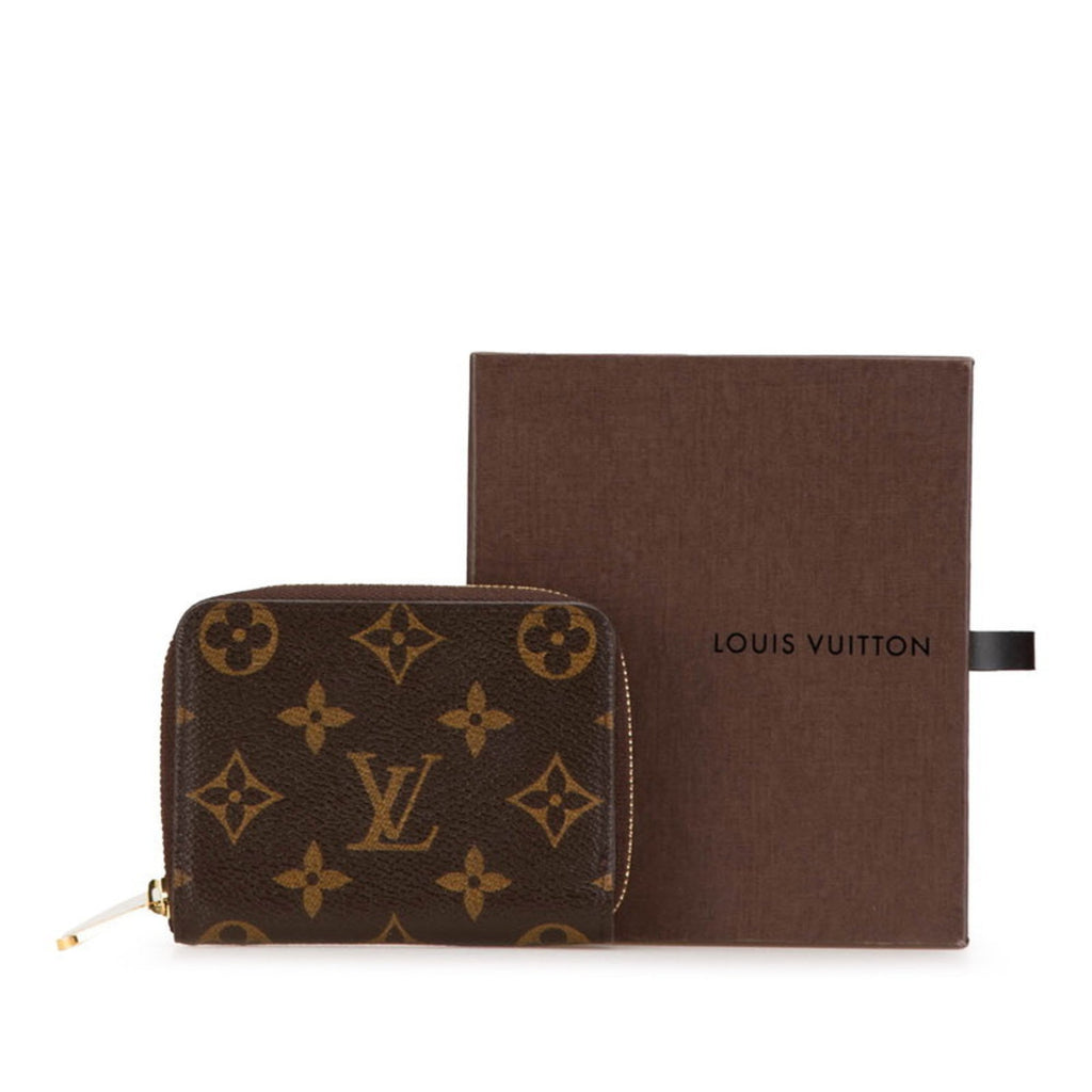 Louis Vuitton Brown Pvc Leather Coin Purse/Coin Case (Pre-Owned)