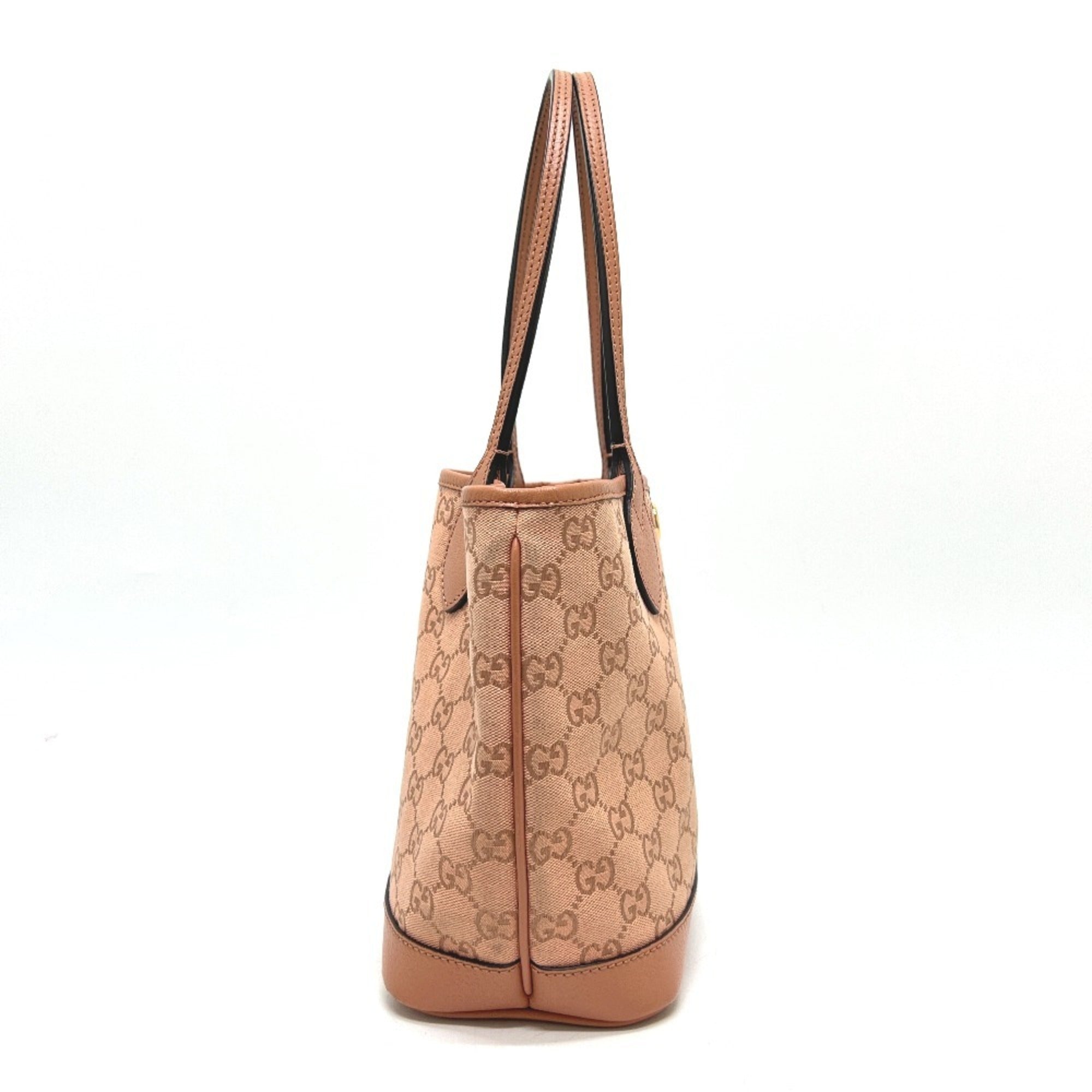 Gucci Pink Gg Canvas Tote Bag (Pre-Owned)