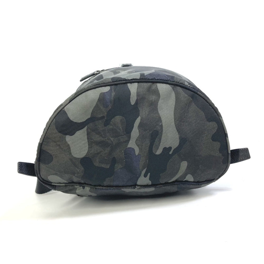 Prada Camouflage Green Nylon Leather Backpack (Pre-Owned)