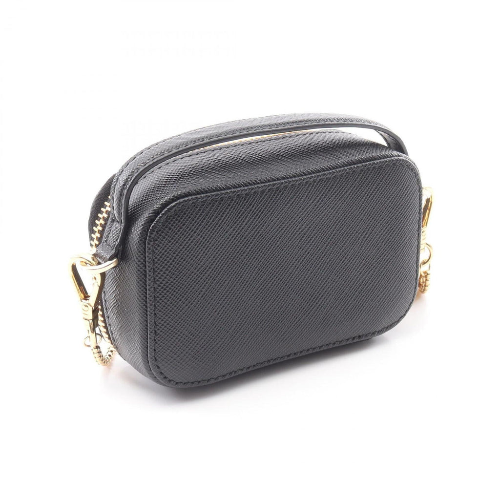 Prada Black Saffiano Triangle Handbag Shoulder Bag (Pre-Owned)