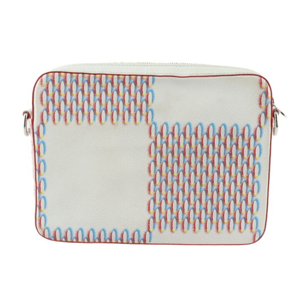 Louis Vuitton Blanc Multi-Color White Leather Pouch Shoulder Bag (Pre-Owned)