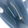 Louis Vuitton Beige Black Leather Handbag Tote Bag (Pre-Owned)