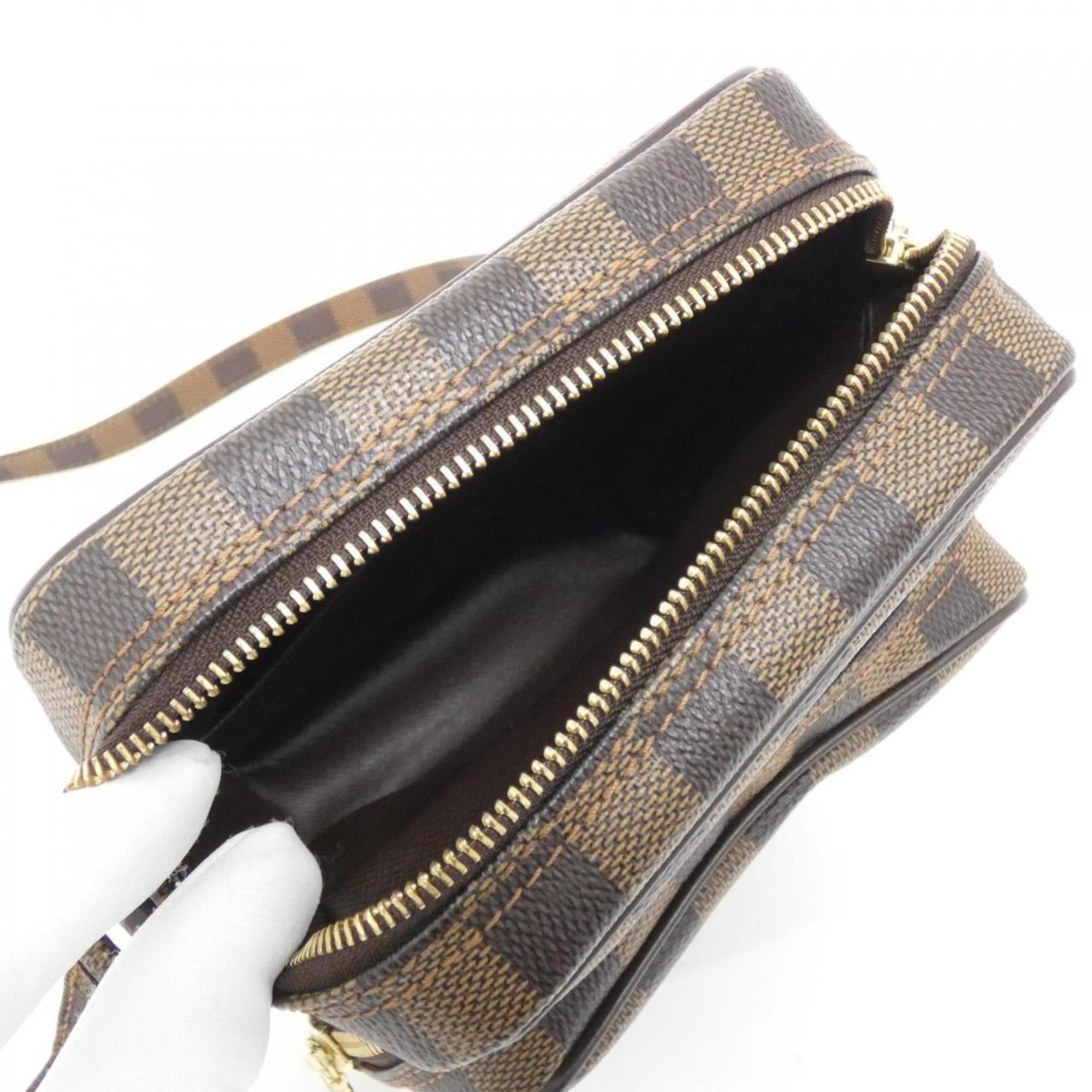 Louis Vuitton Ebene Coated Canvas Shoulder Bag (Pre-Owned)