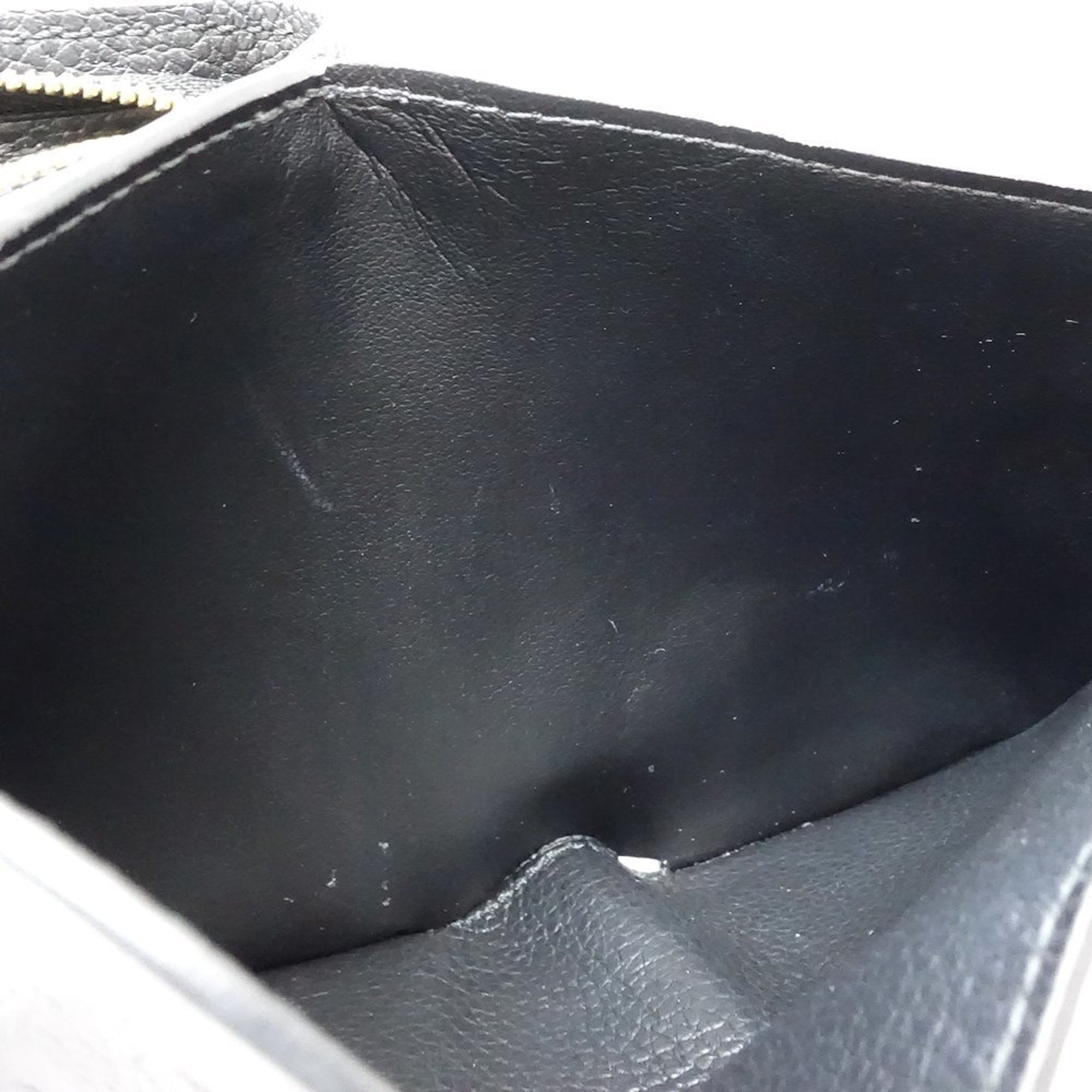 Louis Vuitton Monogram Empreinte Noir Leather Wallet (Bi-Fold) (Pre-Owned)