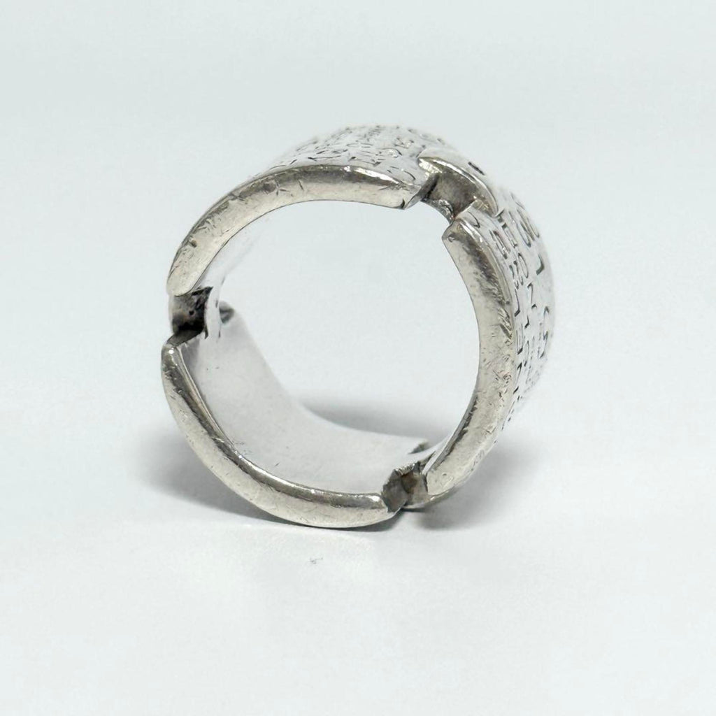 Chanel Silver 925 Band Ring (Pre-Owned)