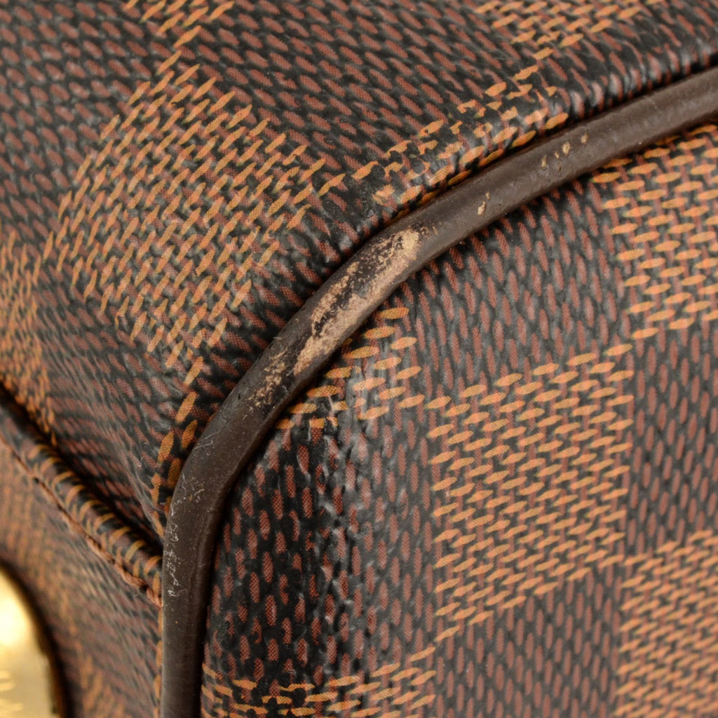 Louis Vuitton Ebene Damier Canvas Handbag (Pre-Owned)