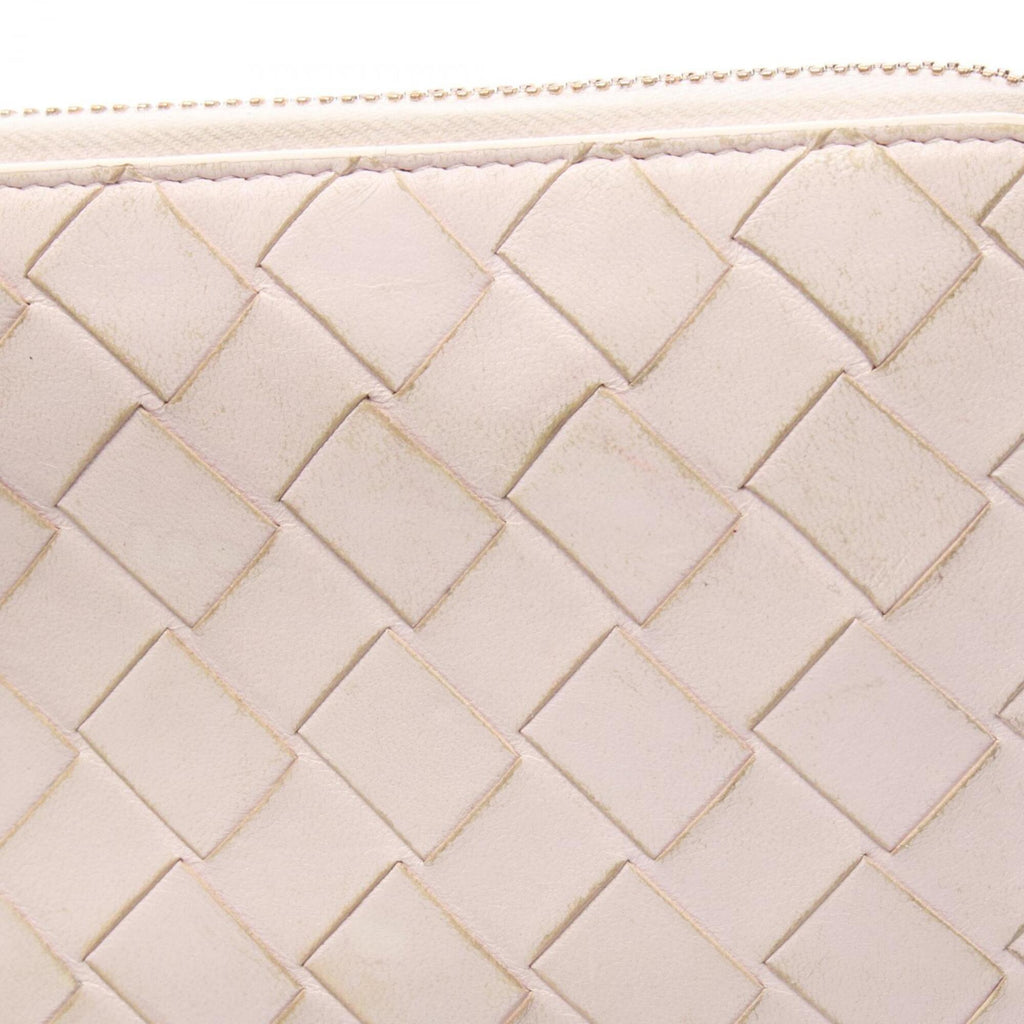Bottega Veneta Pink Intrecciato Long Wallet (Bi-Fold) (Pre-Owned)