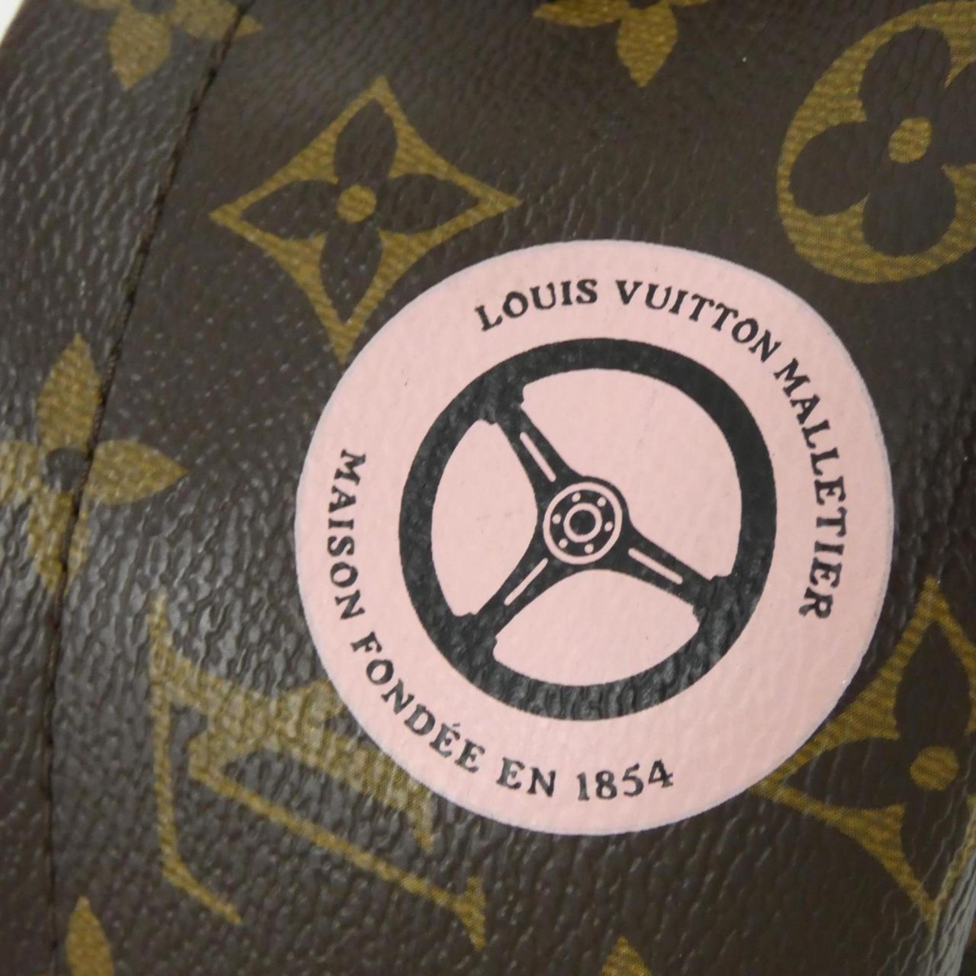 Louis Vuitton Monogram Marron Coated Canvas Backpack (Pre-Owned)