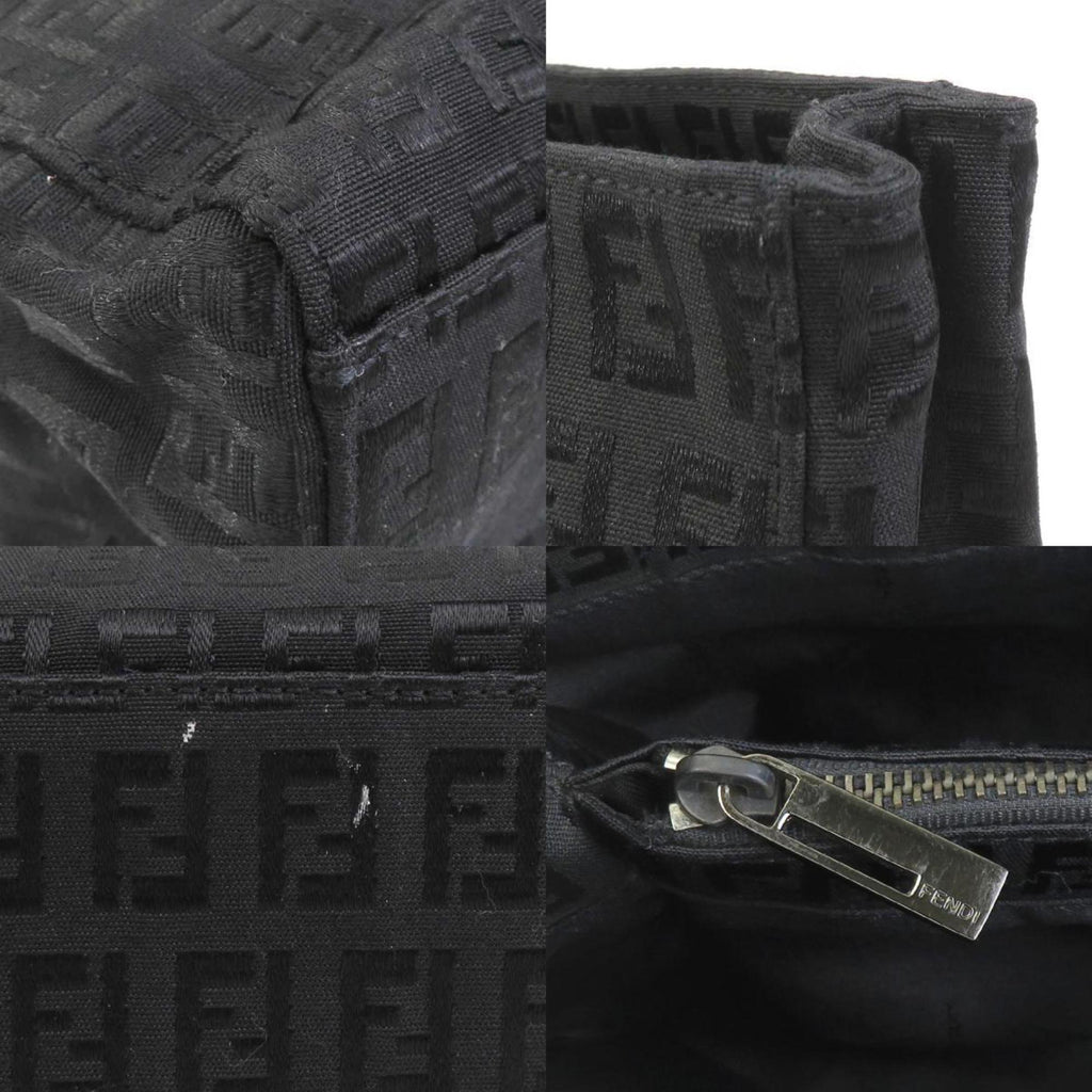 Fendi Black Nylon Canvas Handbag (Pre-Owned)