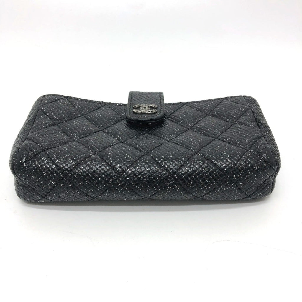 Chanel Black Leather Pouch (Pre-Owned)