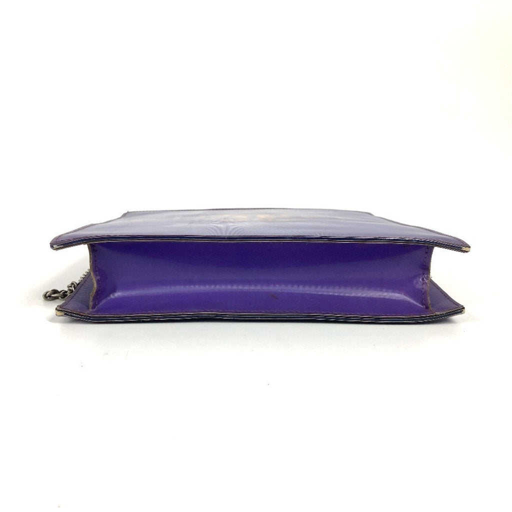Chanel Purple Pvc Leather Shoulder Bag (Pre-Owned)