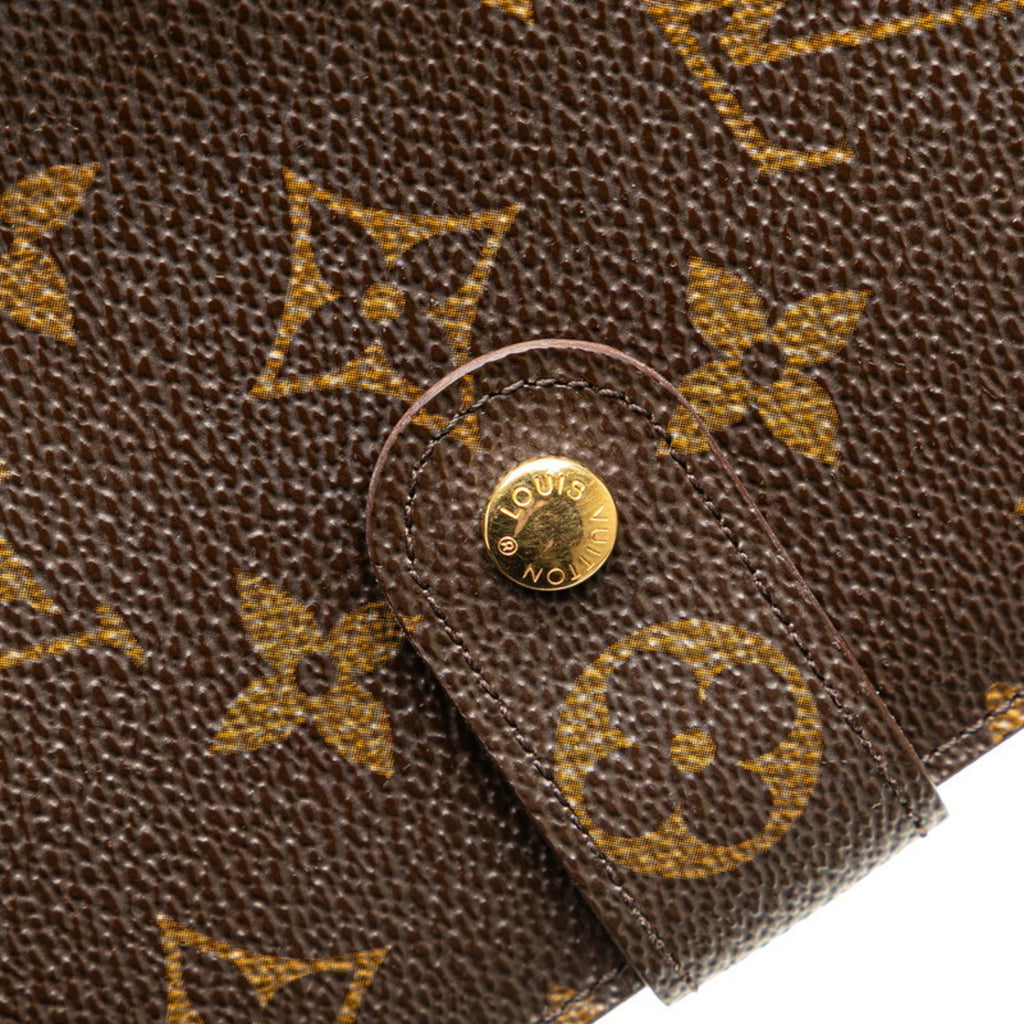 Louis Vuitton Brown Pvc Leather Wallet (Bi-Fold) (Pre-Owned)