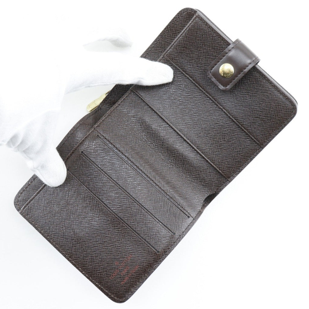 Louis Vuitton Brown Damier Canvas Wallet (Bi-Fold) (Pre-Owned)
