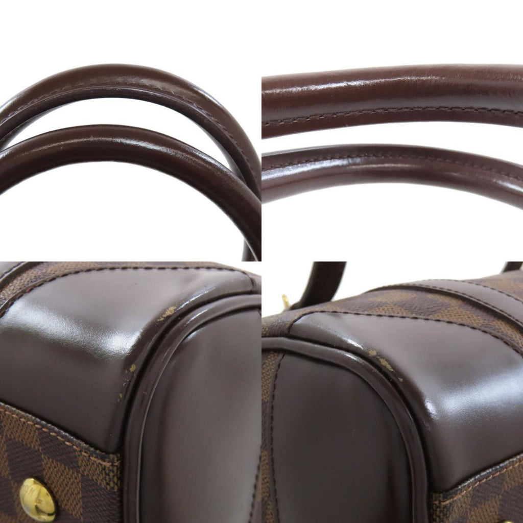 Louis Vuitton Brown Ebene Damier Canvas Boston Bag (Pre-Owned)