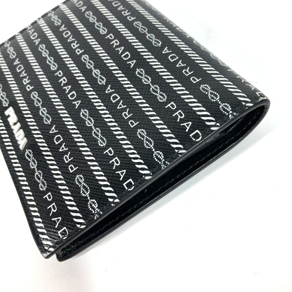 Prada Black Leather Wallet (Bi-Fold) (Pre-Owned)
