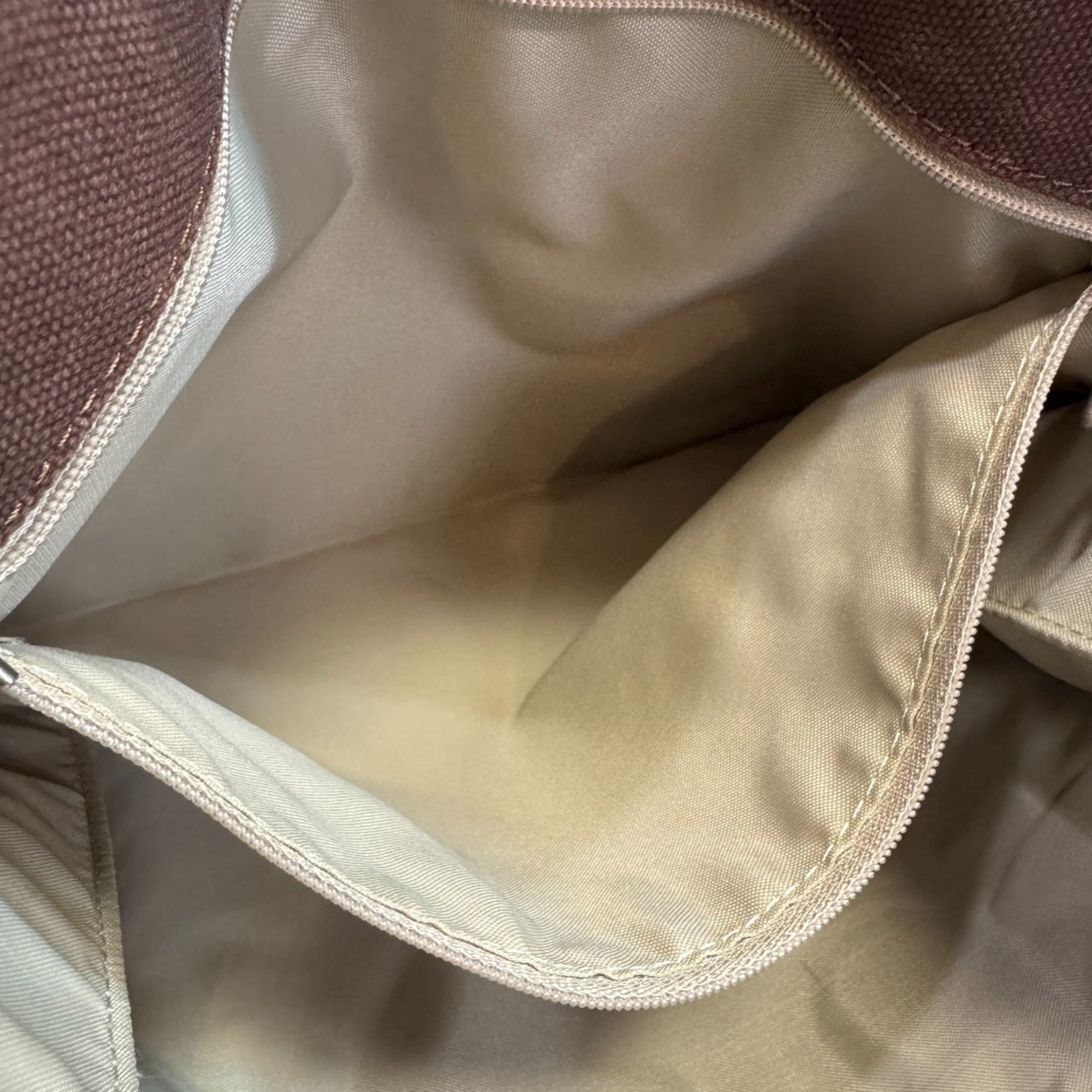 Burberry Blue Label Brown Canvas Tote Bag (Pre-Owned)