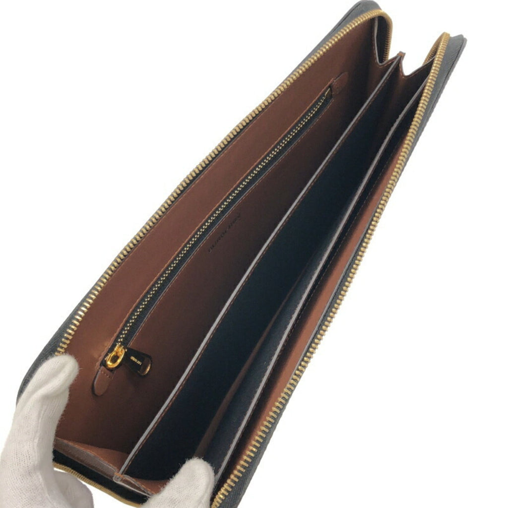 Burberry Brown Pvc Clutch Bag (Pre-Owned)