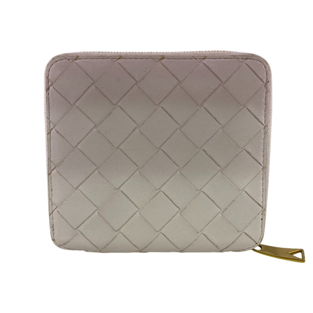 Bottega Veneta Pink Leather Long Bill Wallet (Bi-Fold) (Pre-Owned)