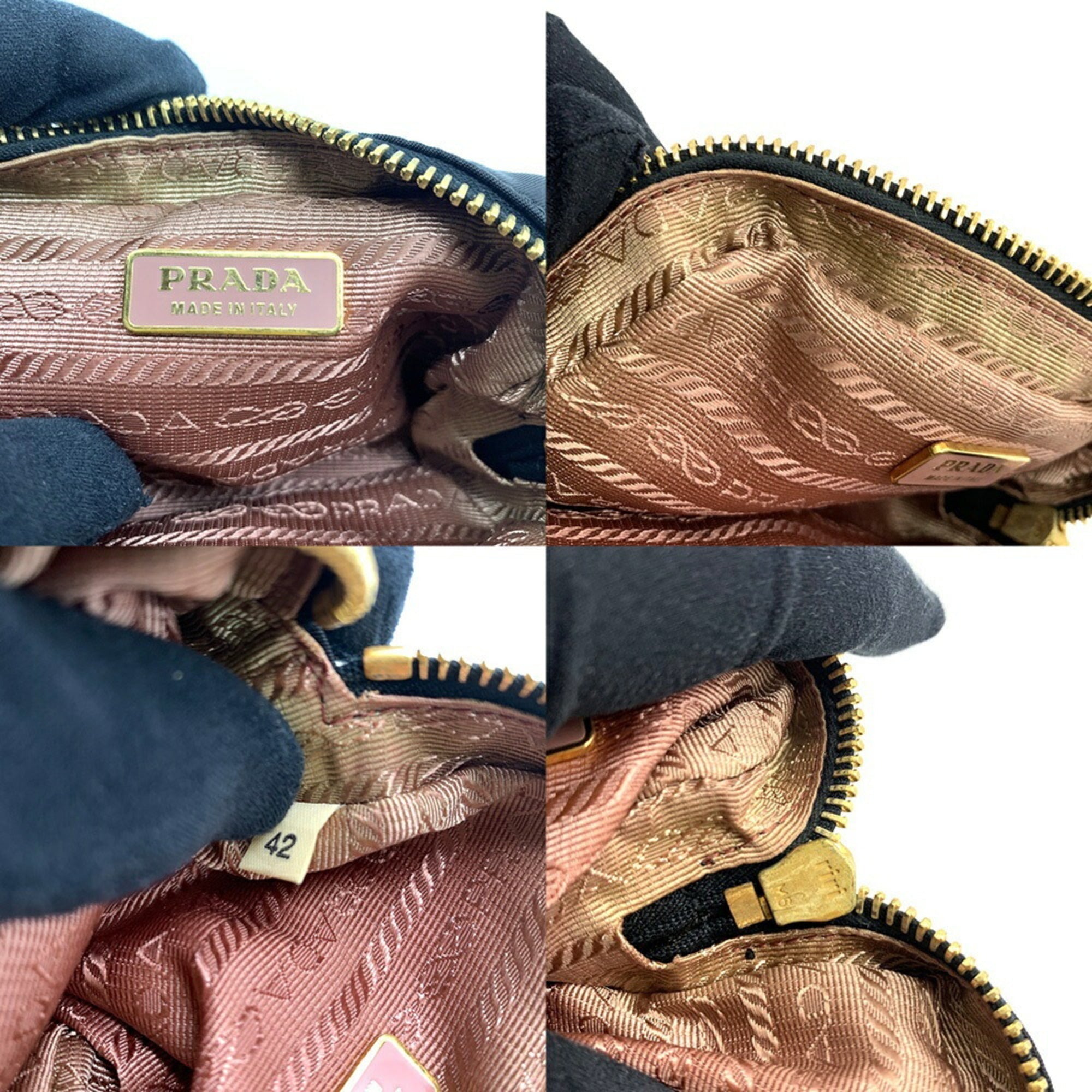 Prada Black Nylon Pouch (Pre-Owned)