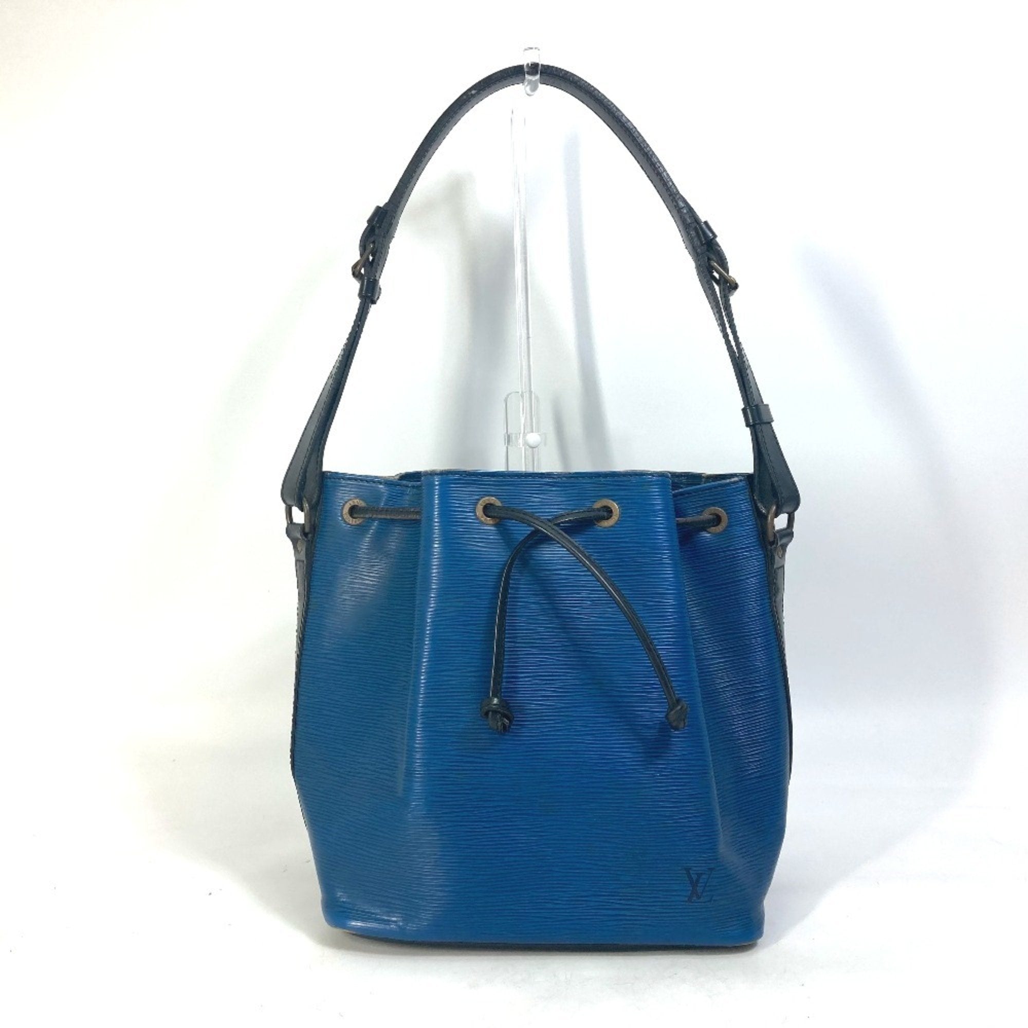 Louis Vuitton Black Blue Toledo Blue Epi Leather Shoulder Bag (Pre-Owned)