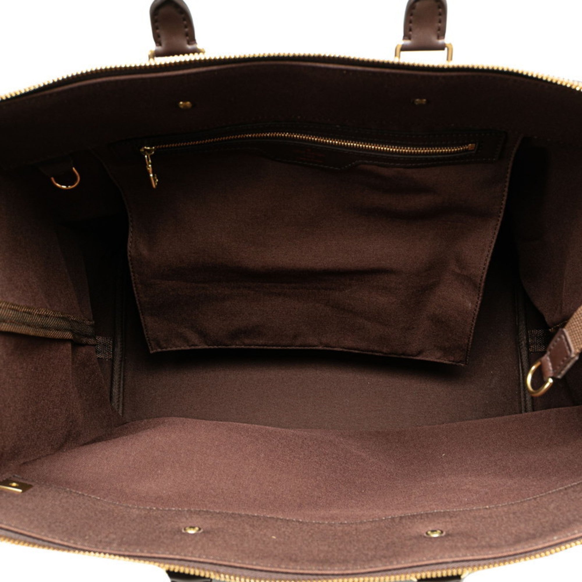 Louis Vuitton Brown Pvc Leather Boston Bag (Pre-Owned)