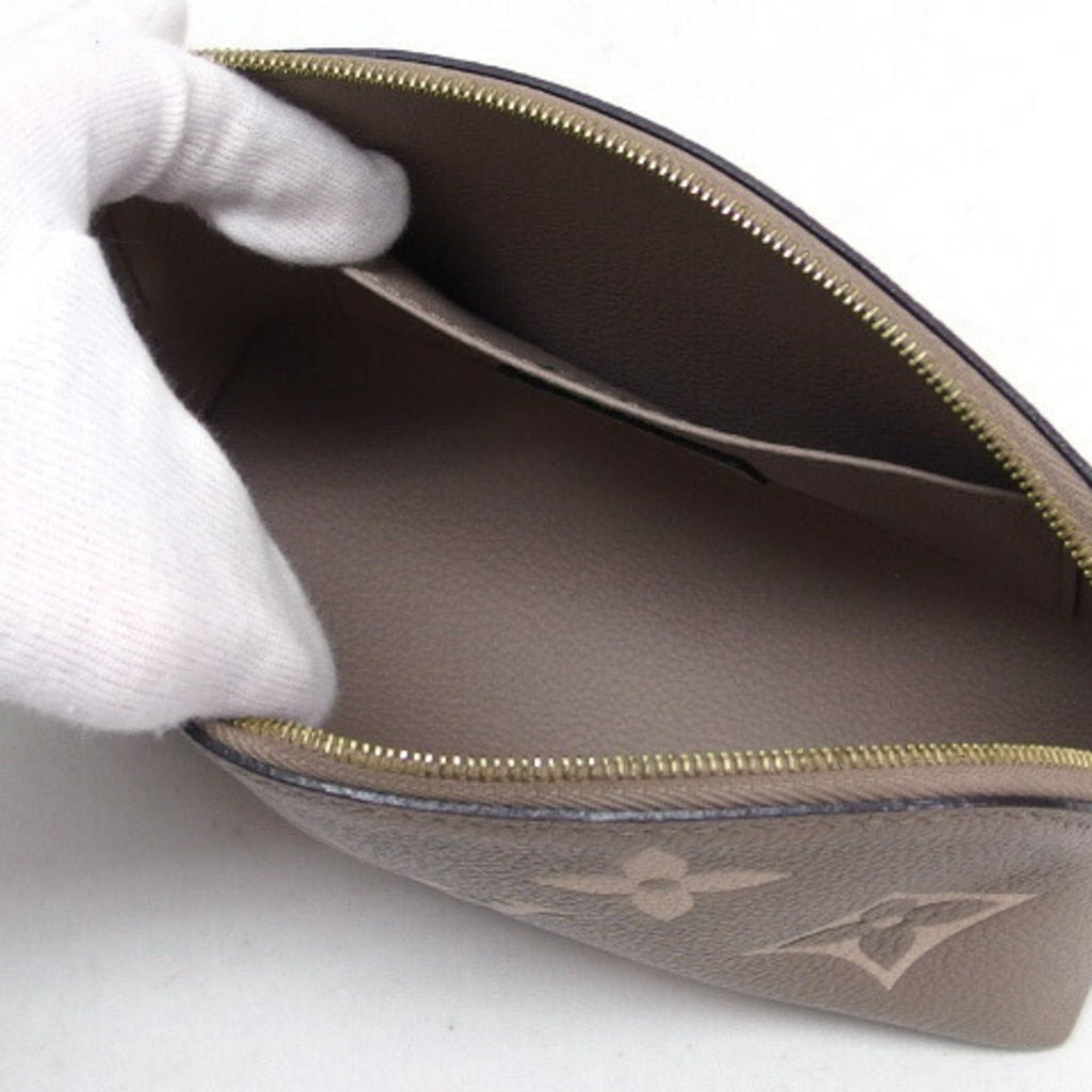 Louis Vuitton Monogram Empreinte Beige Grayish Tourterelle Monogram Empreinte Pochette (Pre-Owned)