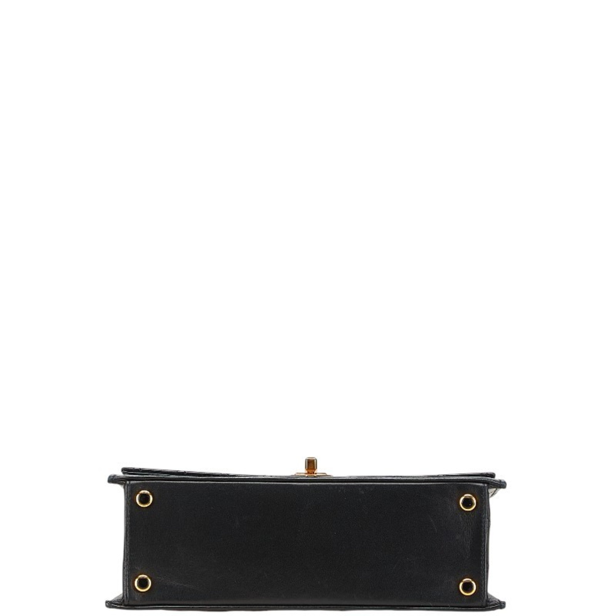Chanel Matelasse Black Pouch Shoulder Bag (Pre-Owned)
