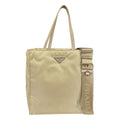 Prada Beige Nylon Shoulder Bag (Pre-Owned)