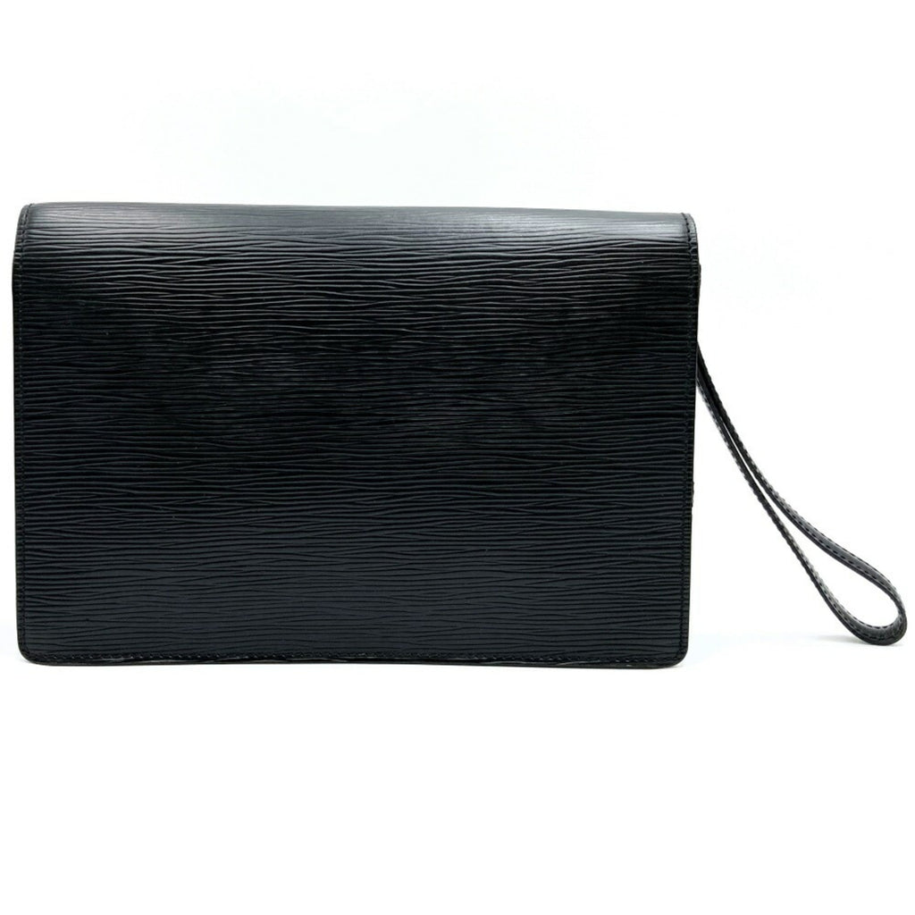 Louis Vuitton Black Noir Epi Leather Clutch Bag (Pre-Owned)
