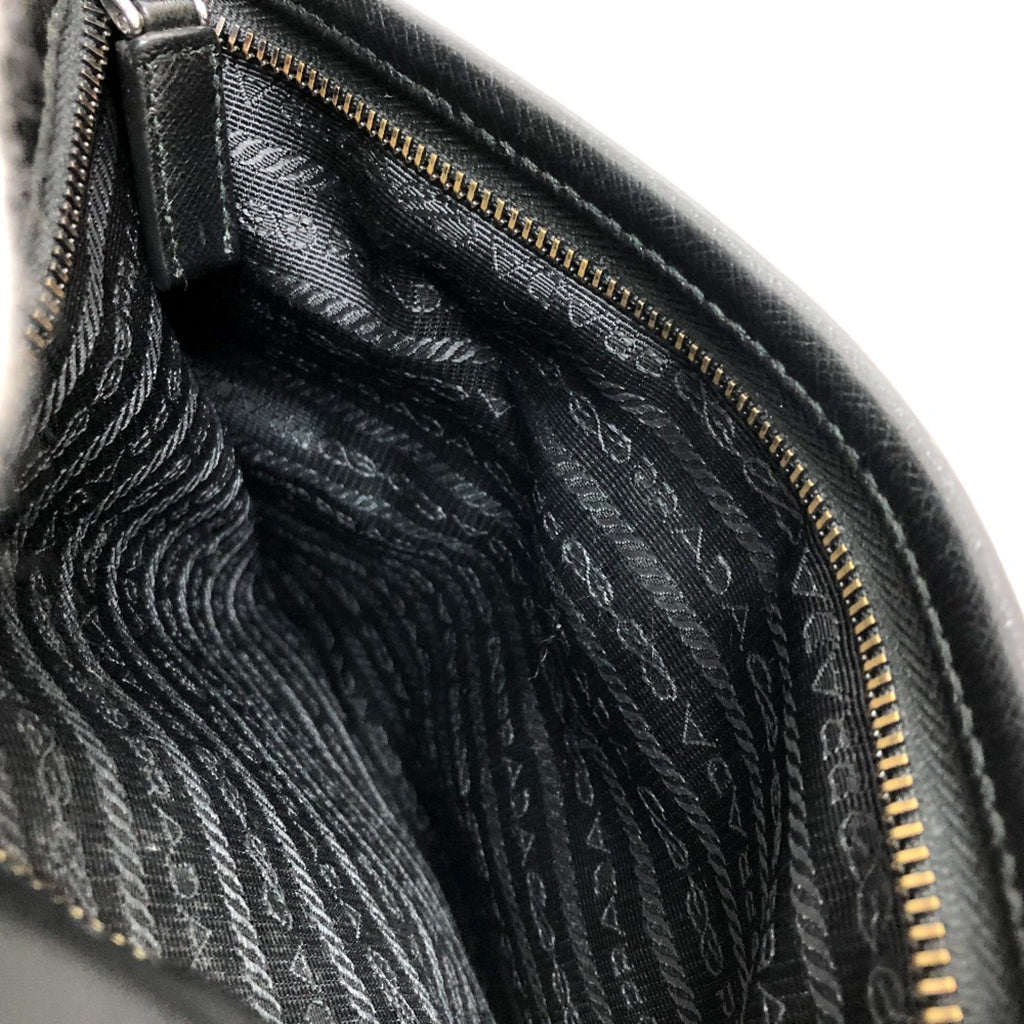 Prada Black Cloth Shoulder Bag (Pre-Owned)