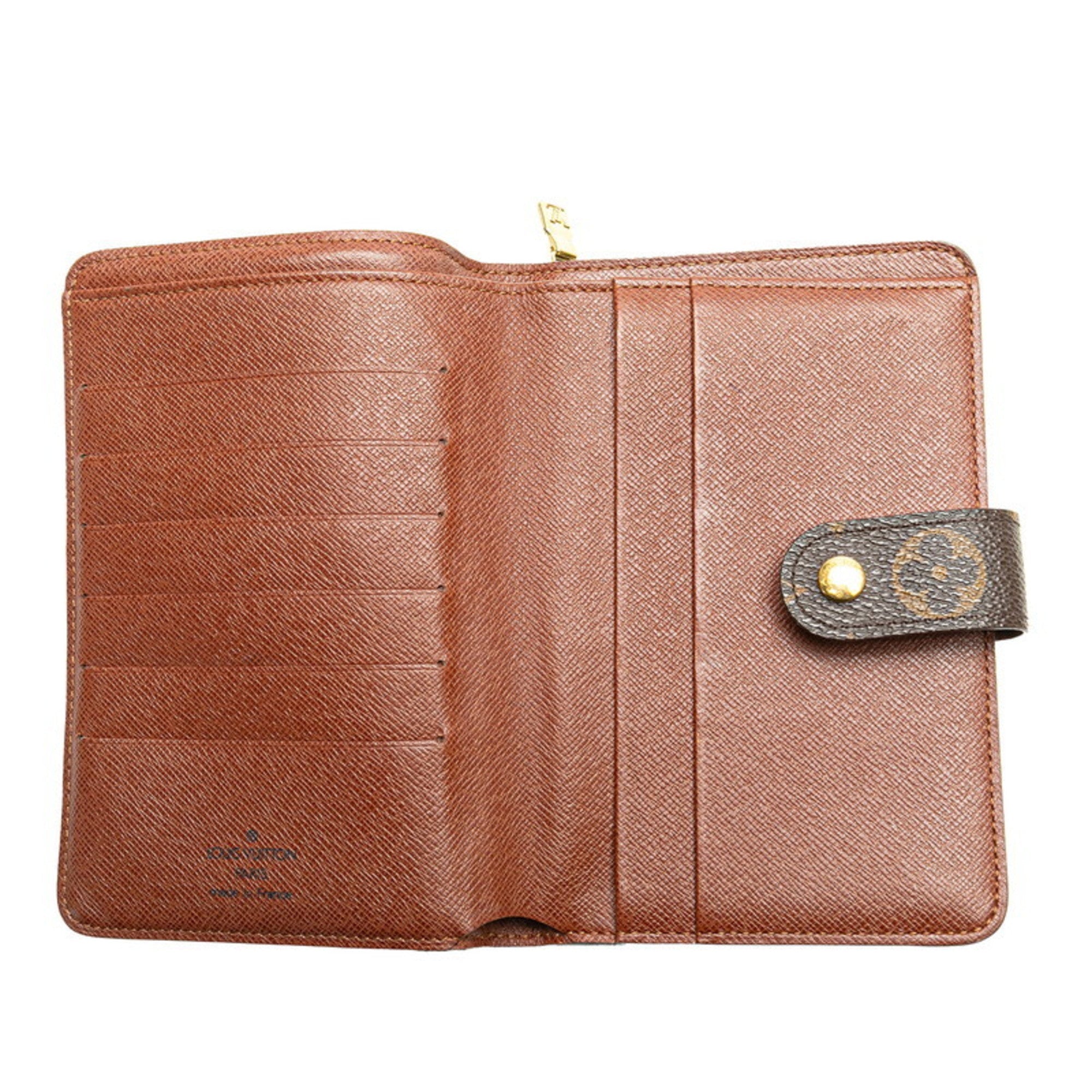 Louis Vuitton Brown Pvc Leather Wallet (Bi-Fold) (Pre-Owned)