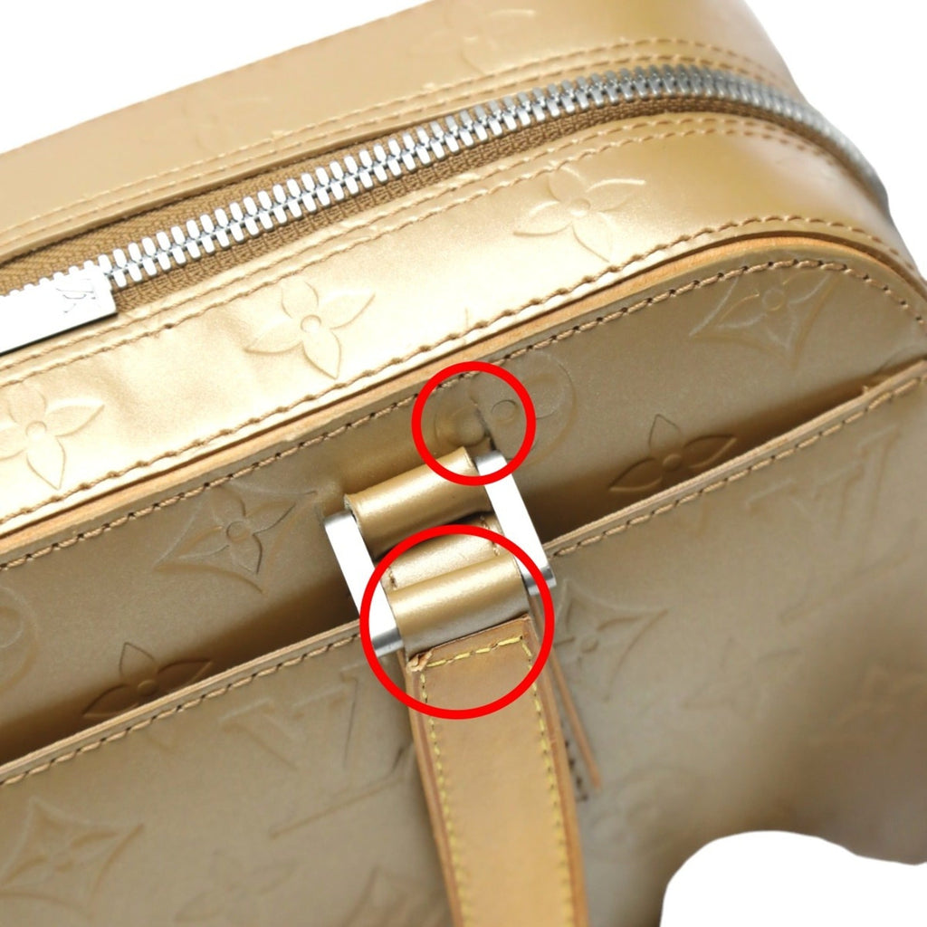 Louis Vuitton Gold Monogram Mat Handbag (Pre-Owned)