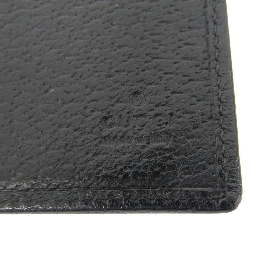 Gucci Black Gg Canvas Long Wallet (Bi-Fold) (Pre-Owned)