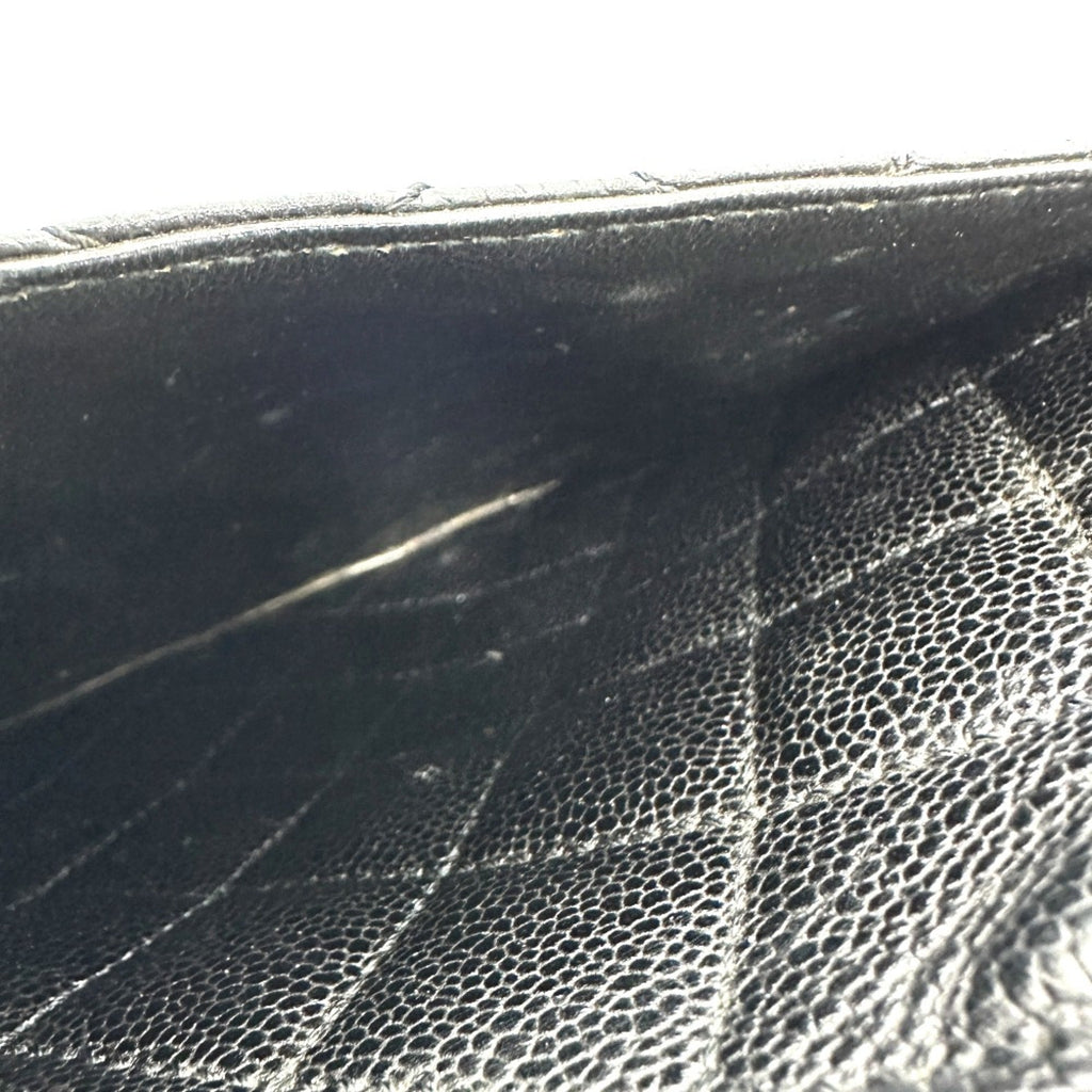 Chanel Black Leather Handbag (Pre-Owned)