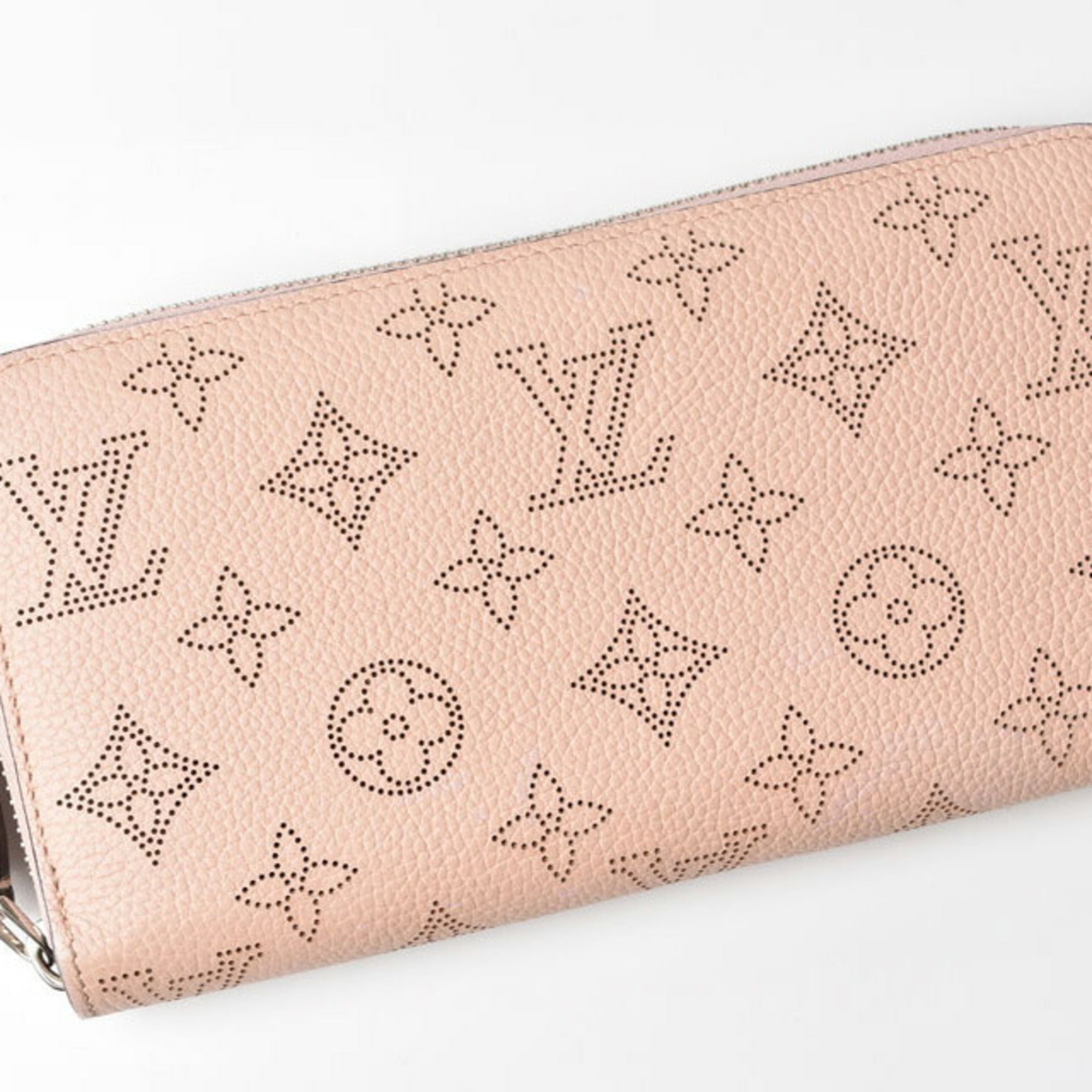 Louis Vuitton Magnolia Pink Leather Long Wallet (Bi-Fold) (Pre-Owned)