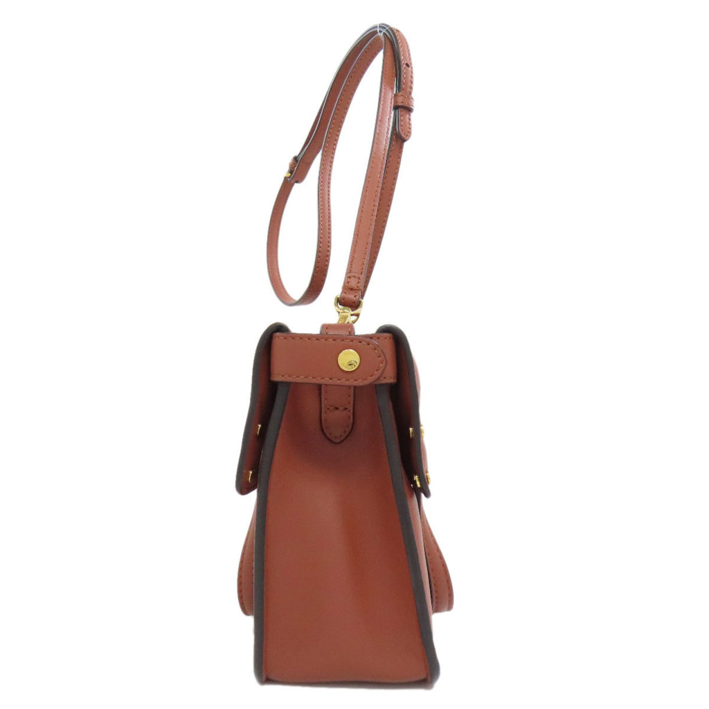 Fendi Brown Leather Shoulder Bag (Pre-Owned)