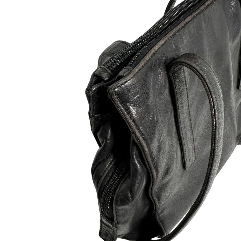Prada Black Leather Tote Bag (Pre-Owned)