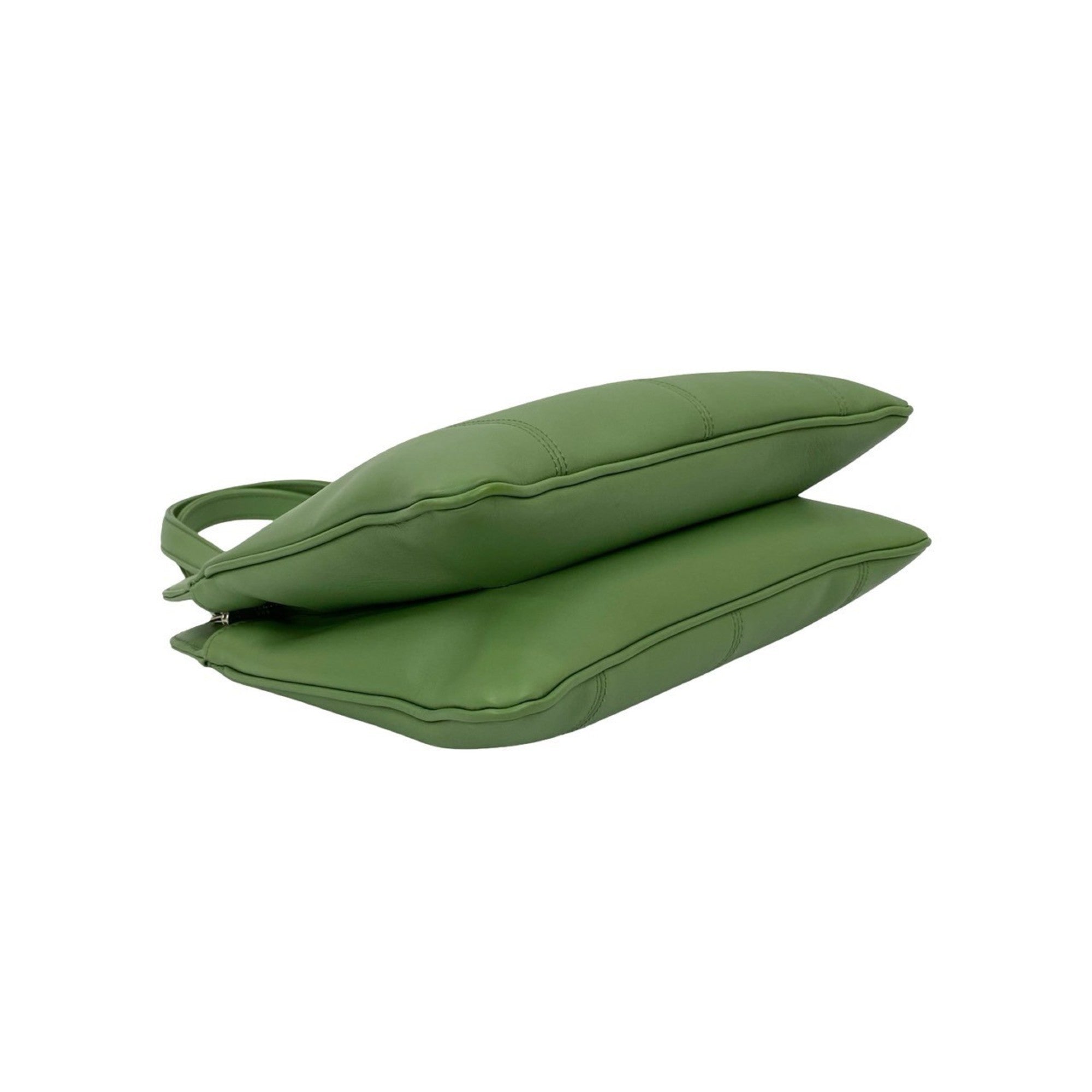 Gucci Green Leather Handbag Shoulder Bag (Pre-Owned)