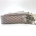 Louis Vuitton White Yellow Damier Canvas Pouch Shoulder Bag (Pre-Owned)