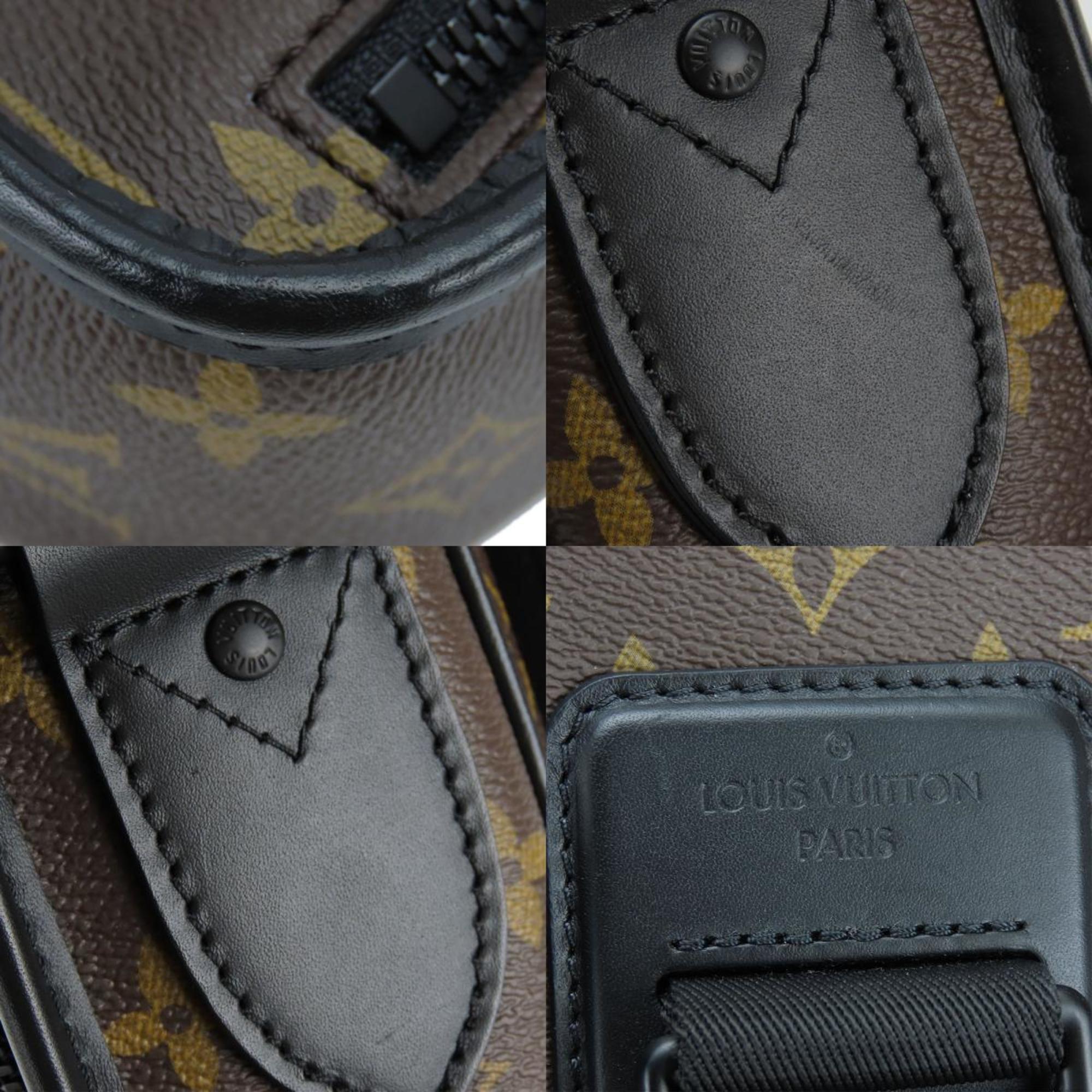 Louis Vuitton Monogram Macassar Black Brown Shoulder Bag (Pre-Owned)